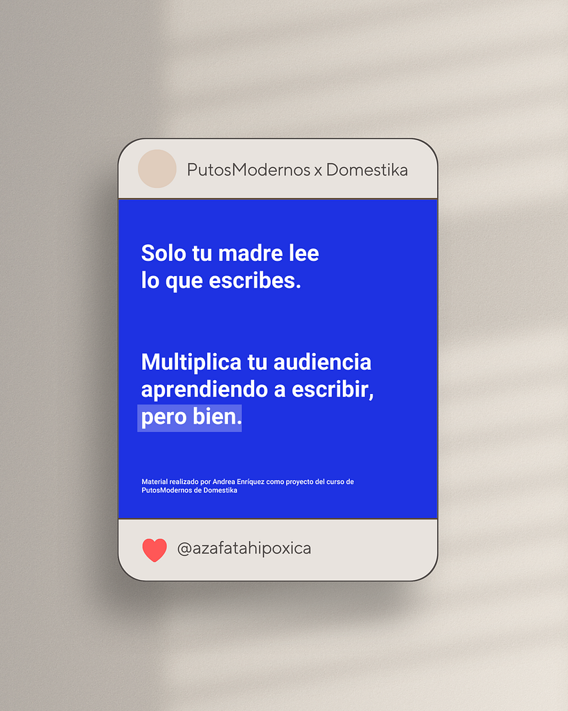 PutosModernos x Domestika 4