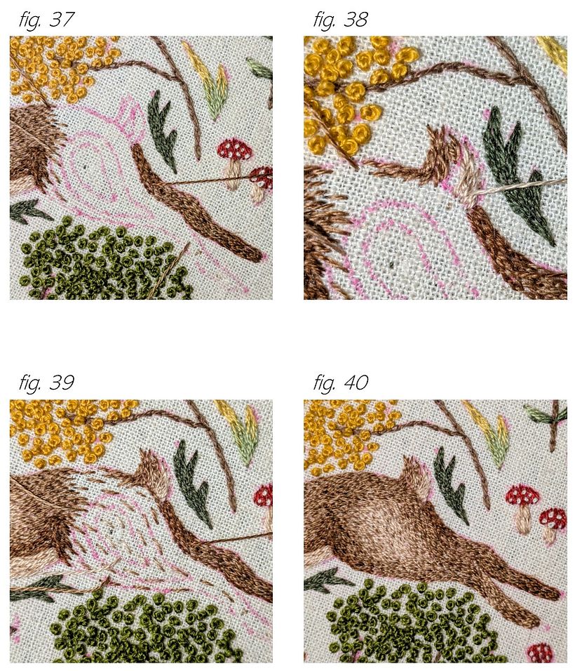 Embroidered Hare Collar 1