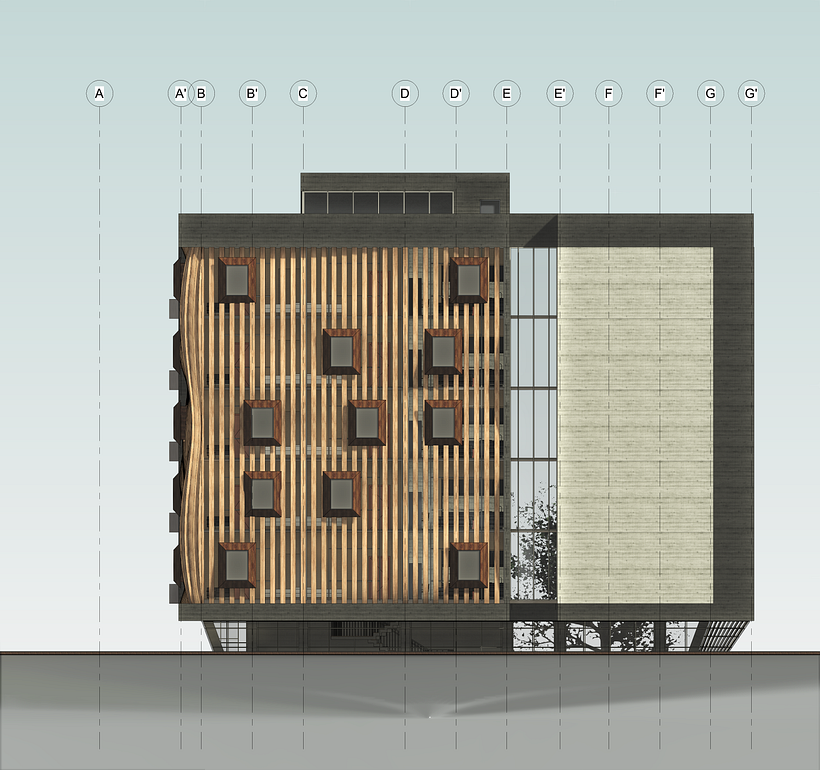 Mi proyecto para el curso "Modelado de edificios paramétricos con Revit" 2