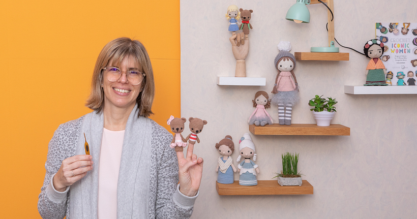 Descarga gratuita: patrón de "Los tres cerditos" en amigurumi