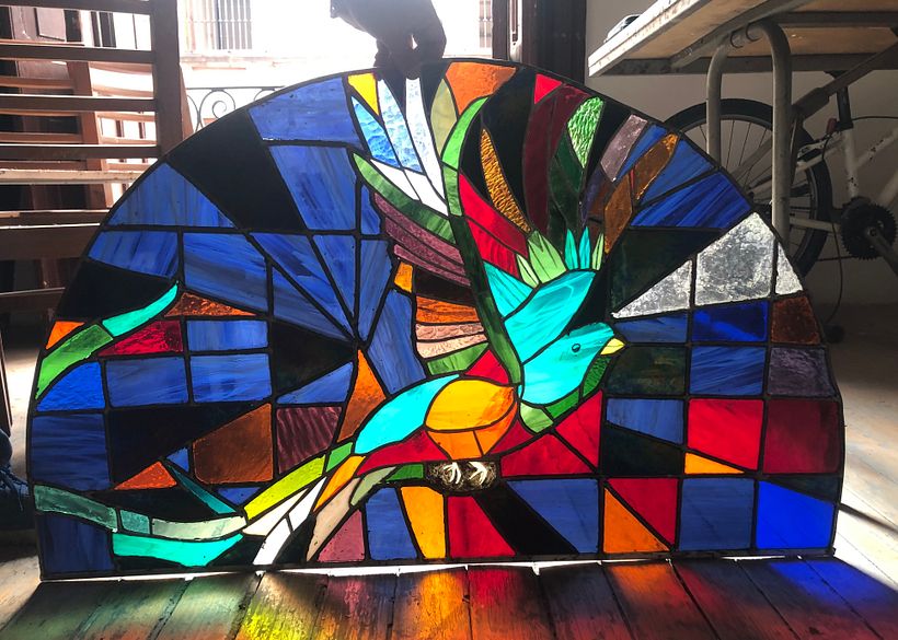 Vitral Quetzal 1