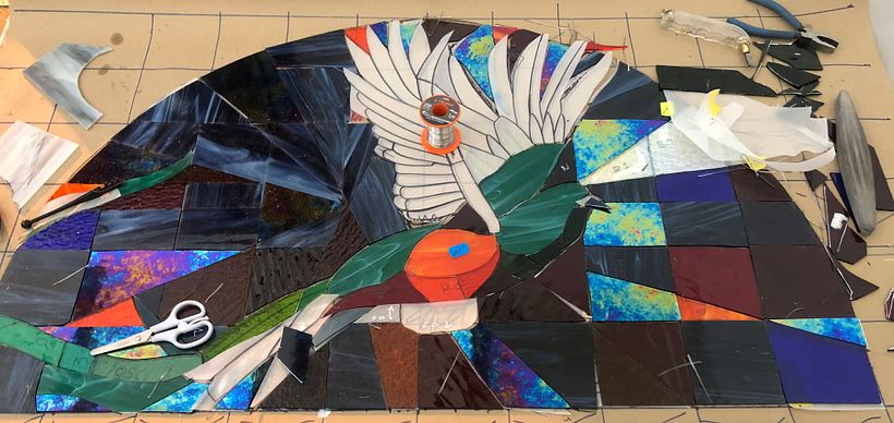 Vitral Quetzal 1