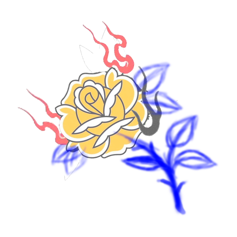 Rosa com fogo 1