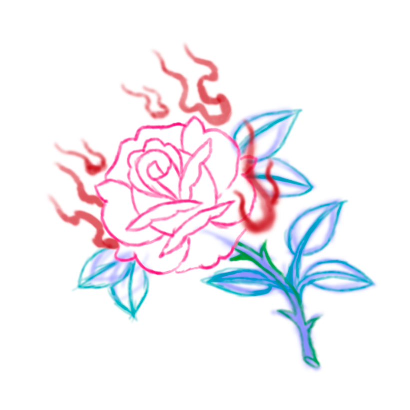 Rosa com fogo 2