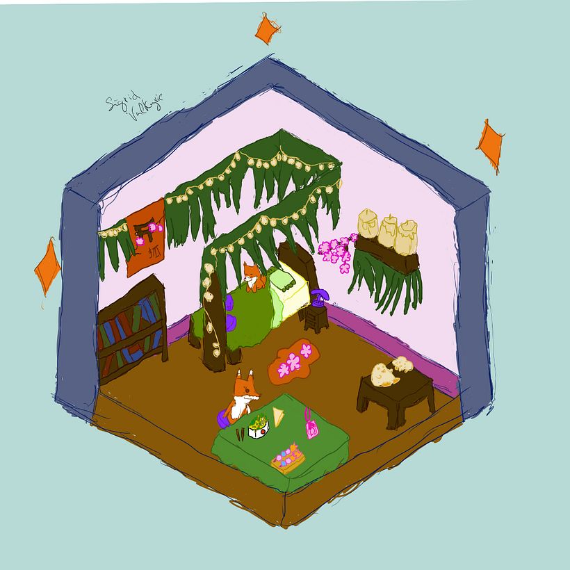 Habitación de Kitsune 1