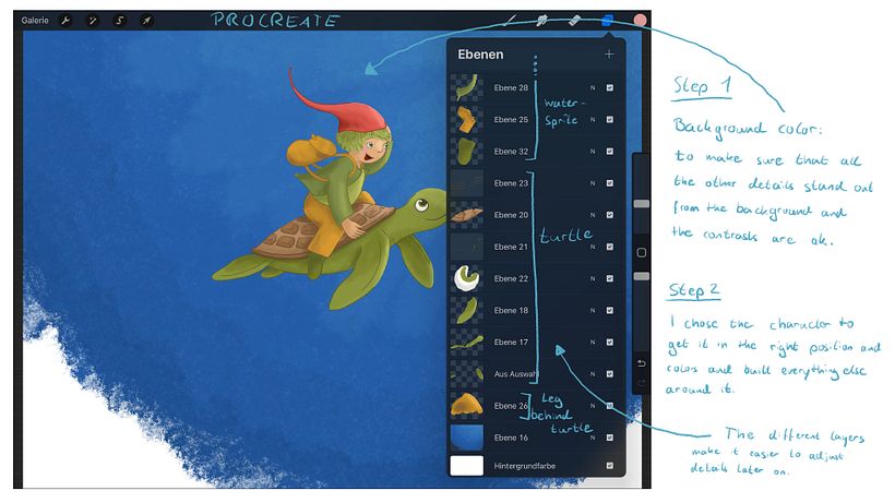 Pequeno Sprite Aquático explorando o oceano 2