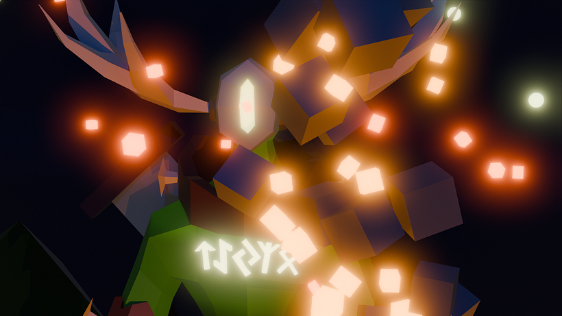 Proyecto final del curso "Low Poly Character Modeling for Video Games" de Daniel Gutiérrez 2