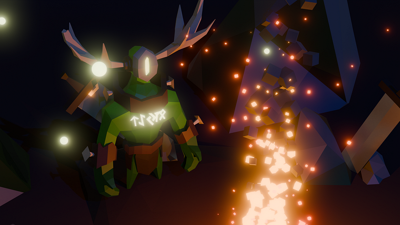 Proyecto final del curso "Low Poly Character Modeling for Video Games" de Daniel Gutiérrez 3