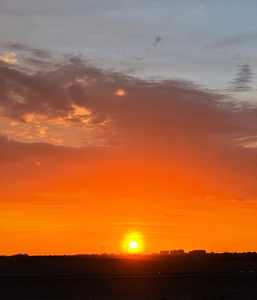 Puesta de sol en calama 1