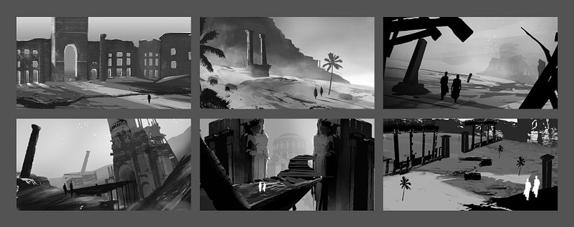 Video Game Concept Art Scene 1