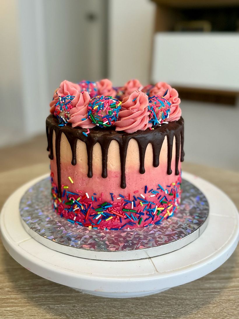 Torta para el cumpleaños de mi mamá 1