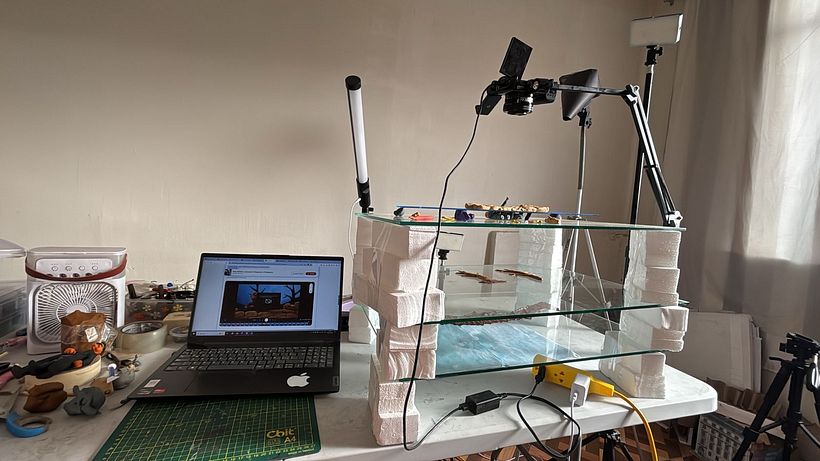 Animación Stop Motion en Mesa Multiplano  2