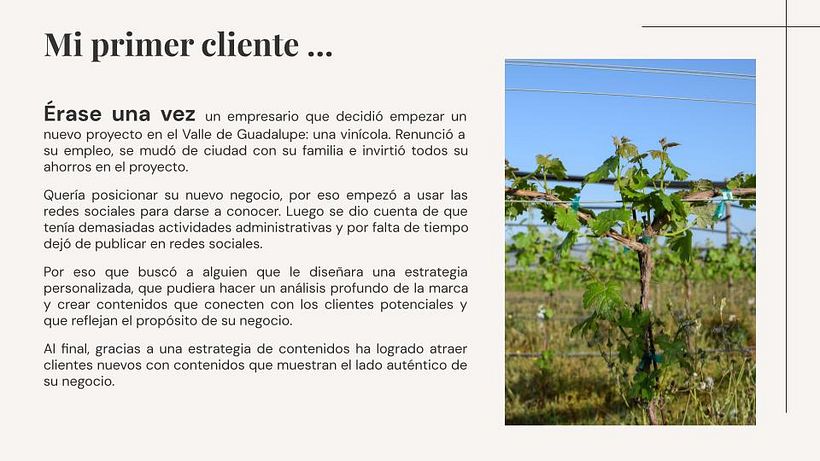 Mi estrategia de storytelling: Social Media and Content Strategist 10