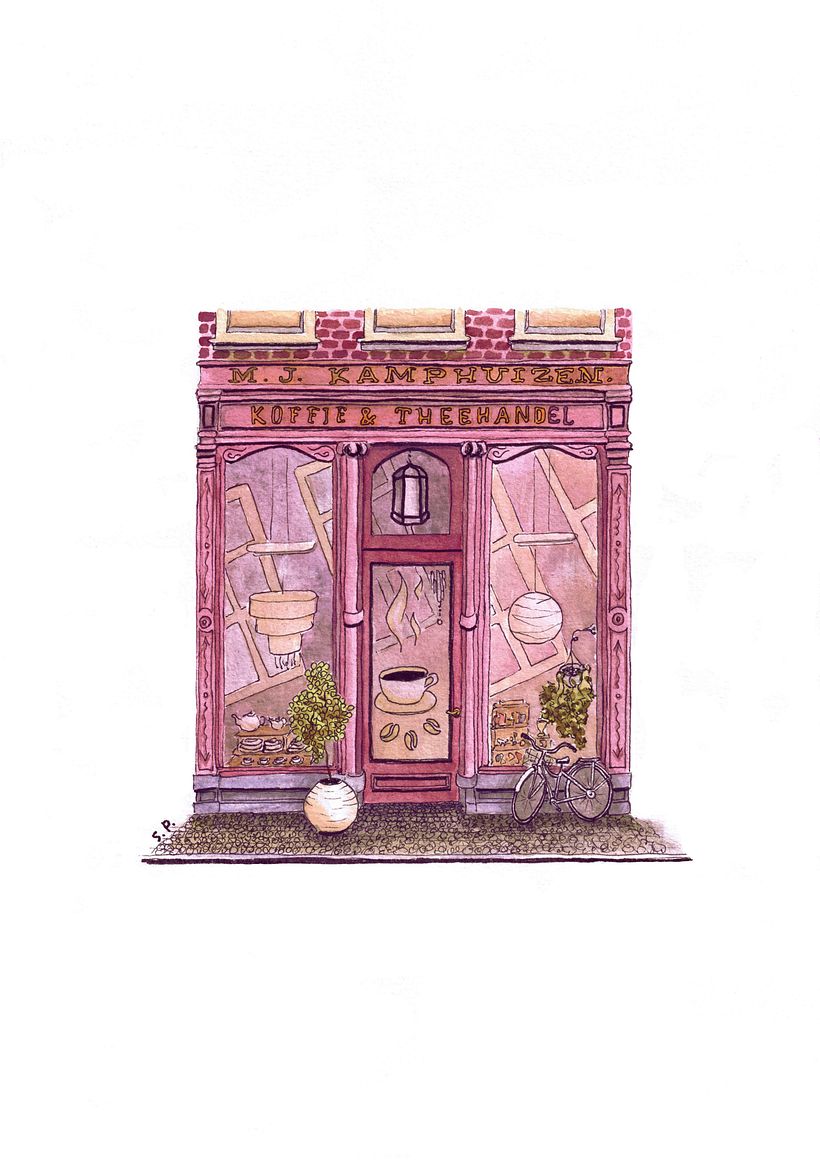 A cafe front 1