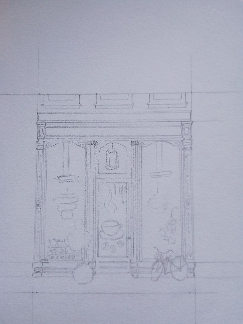A cafe front 1