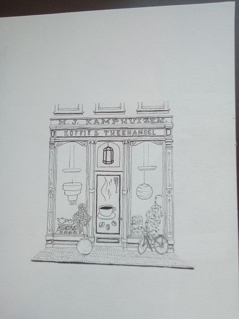 A cafe front 1
