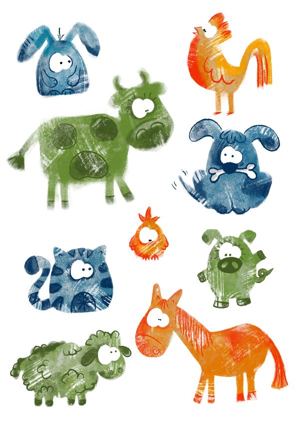 Mein Abschlussprojekt - Illustrate Characters for Children 1