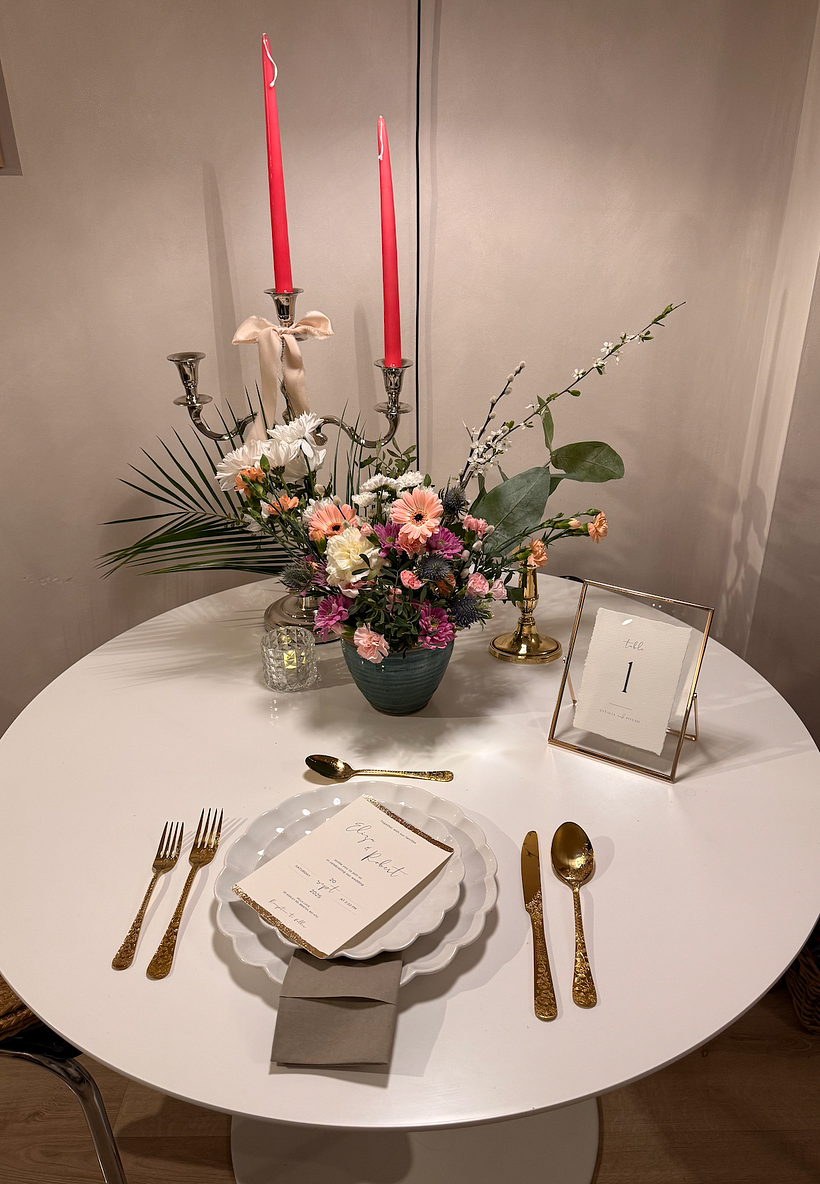 Wedding table option 1