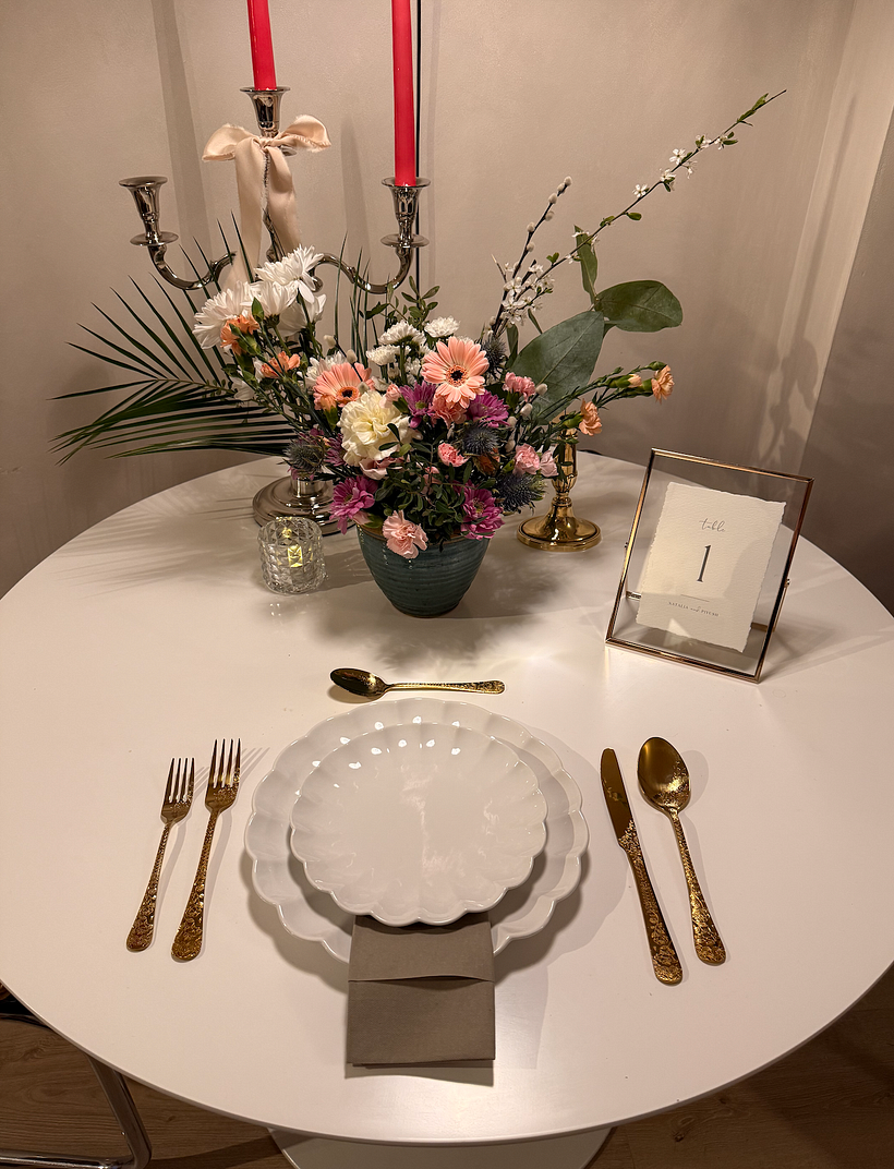 Wedding table option 1