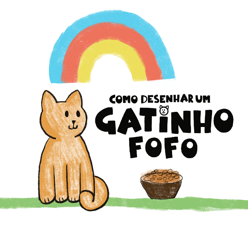 Dessine un chaton mignon. 1