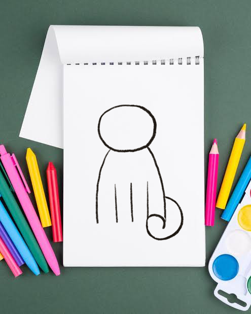 Dessine un chaton mignon. 1