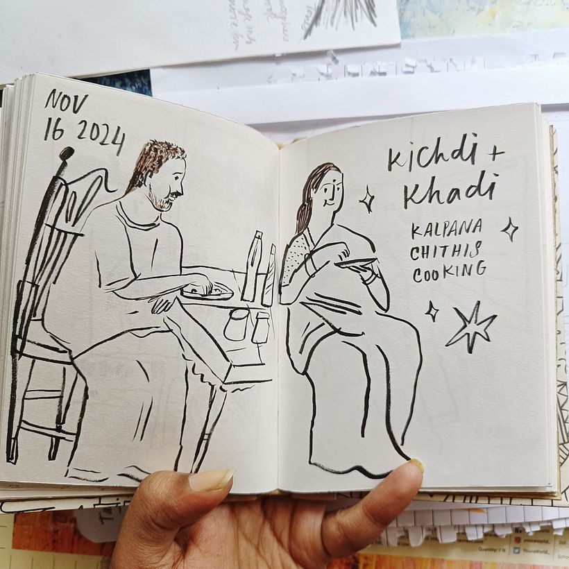 Retrato ilustrado de pareja 2