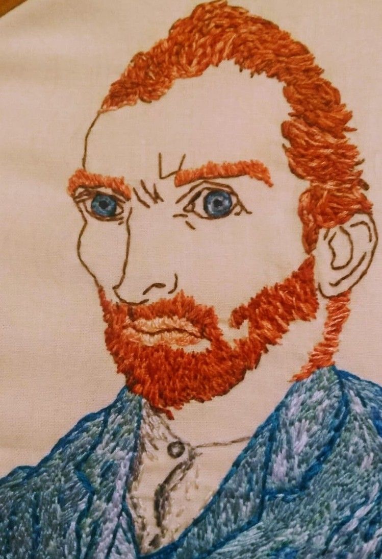 Pinceladas Bordadas — Autorretrato em Linhas 2