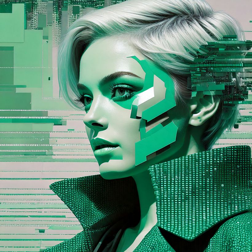 Animierter Glitch-Effekt eines Unbekannten 1