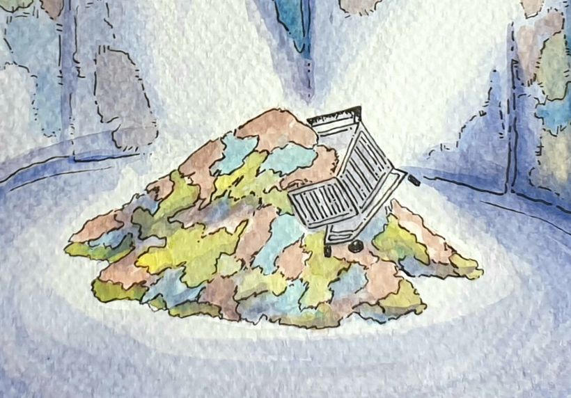Intal·lació Artística "Draps" 1