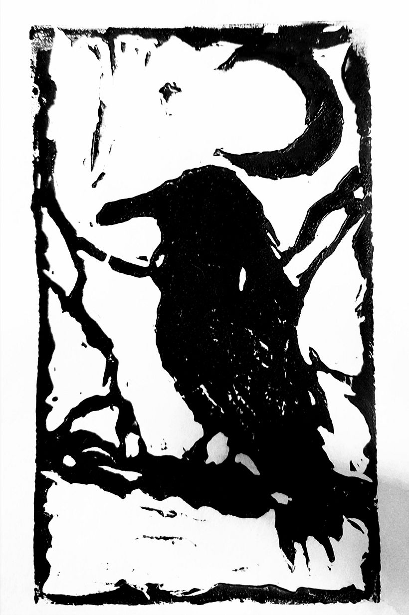 Linoleum print 1