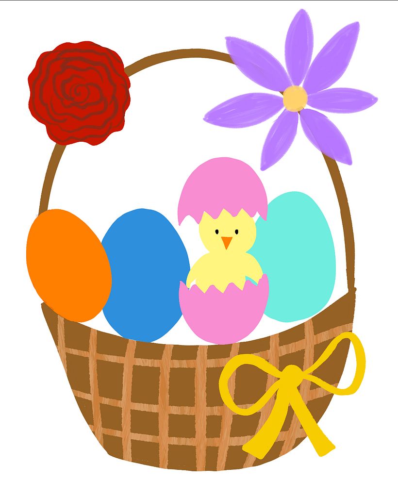 Easter Egg Basket 1