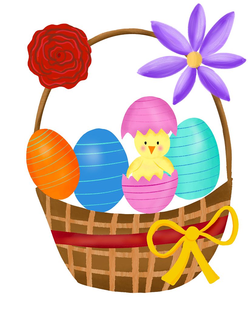 Easter Egg Basket 1