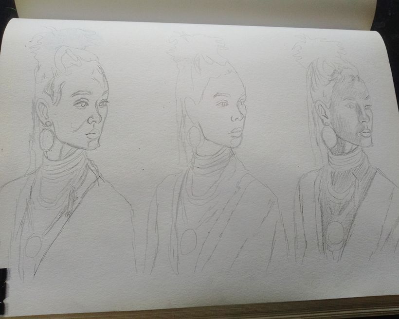 Mi proyecto del curso: Dibujo de retratos expresivos con tizas pastel  1
