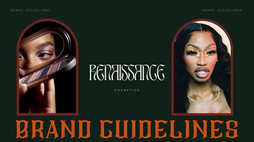 Renaissance Makeup Visual Identity Project 1