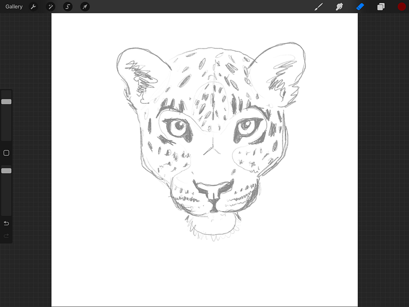 Colourful Leopard Head 2