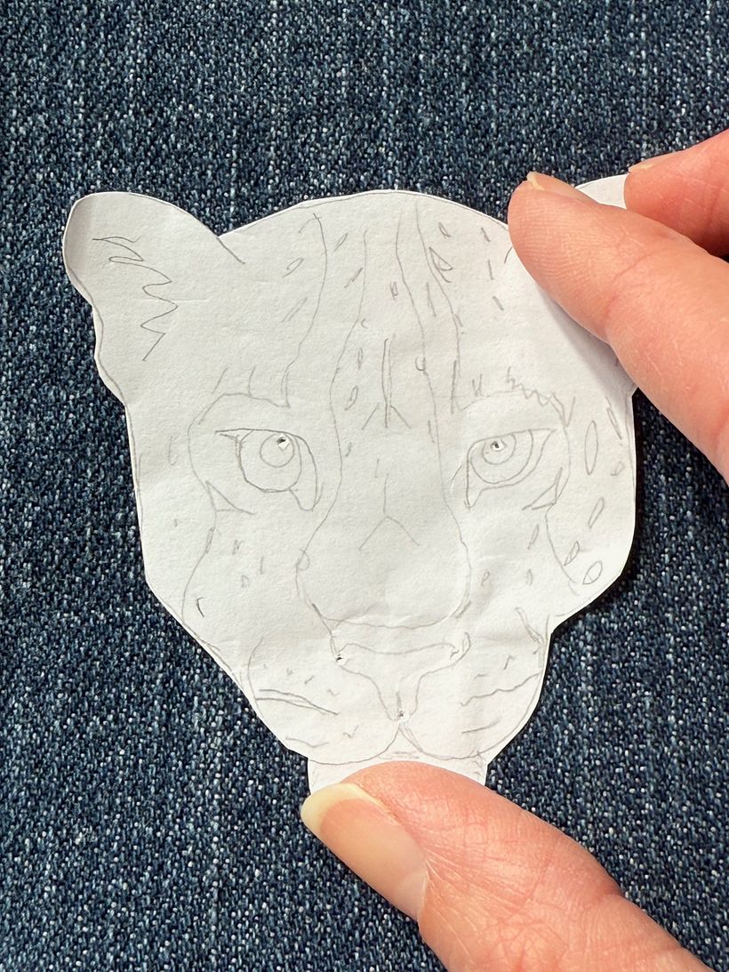 Colourful Leopard Head 1