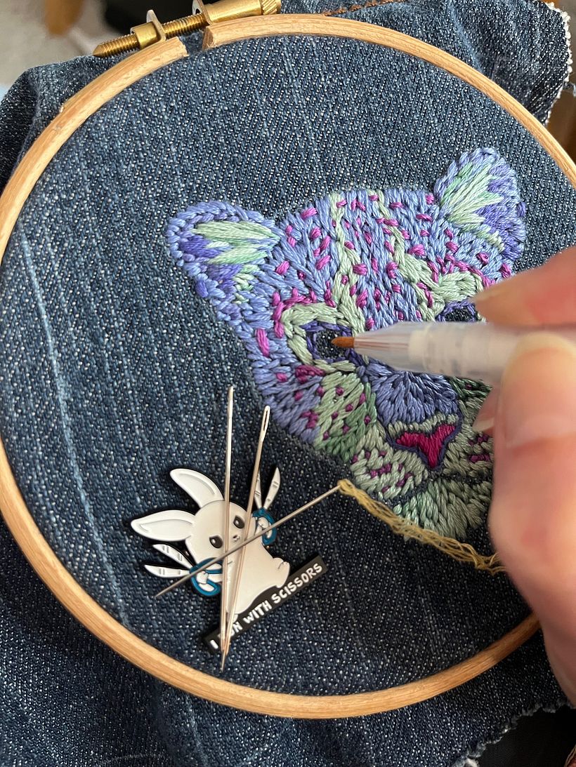 Colourful Leopard Head 1