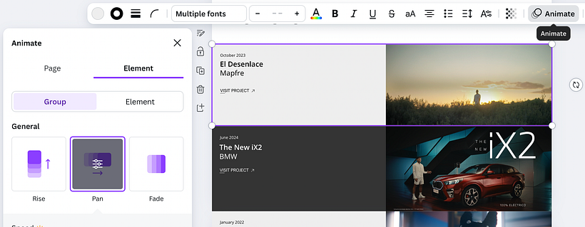Web Portfolio Profesional con Canva 4