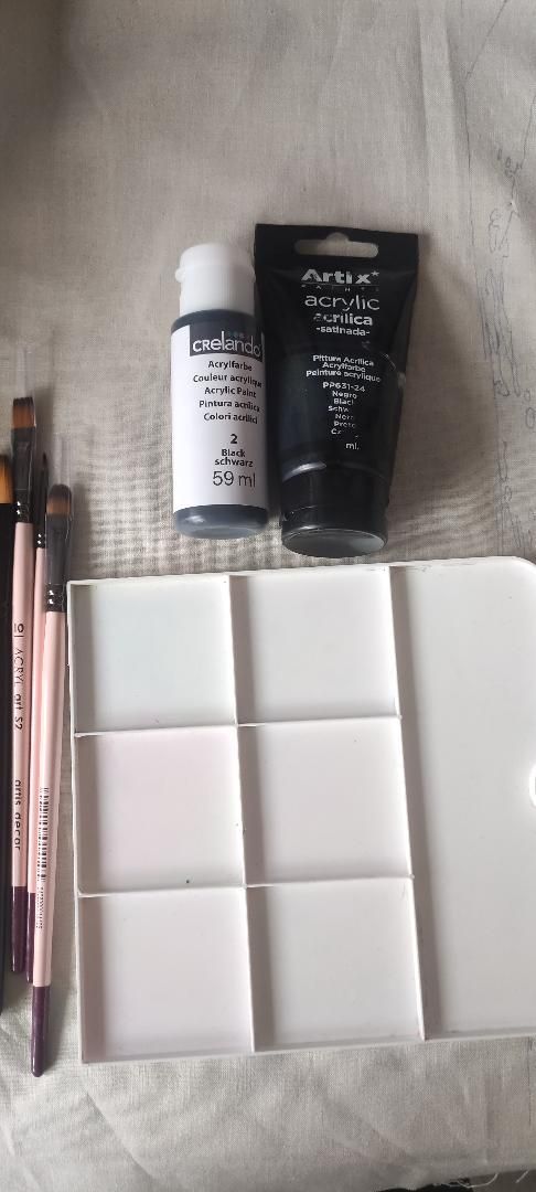 Portrait et peinture brodés  2