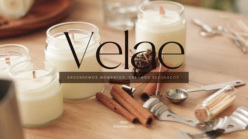 Sitio web velas aromáticas 1