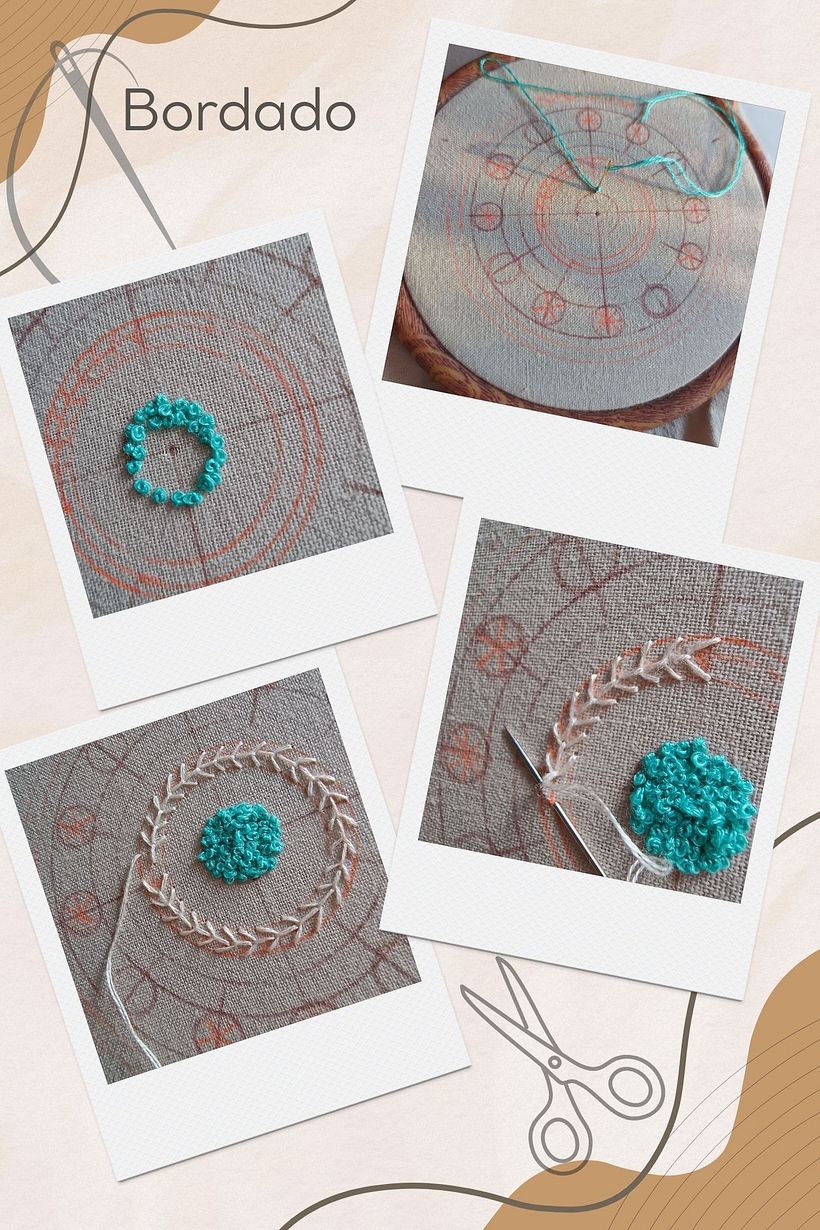 Caja con mandala bordado 1