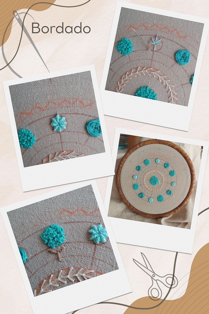 Caja con mandala bordado 1