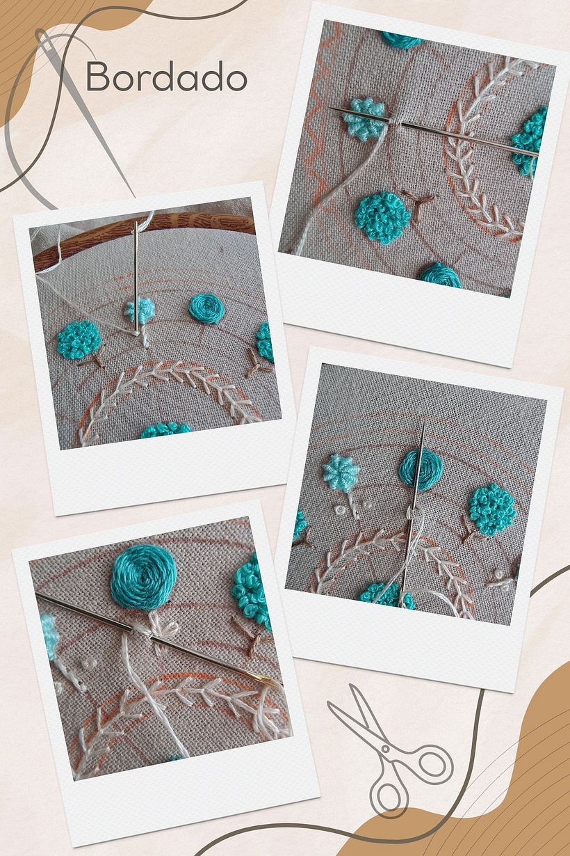 Caja con mandala bordado 1