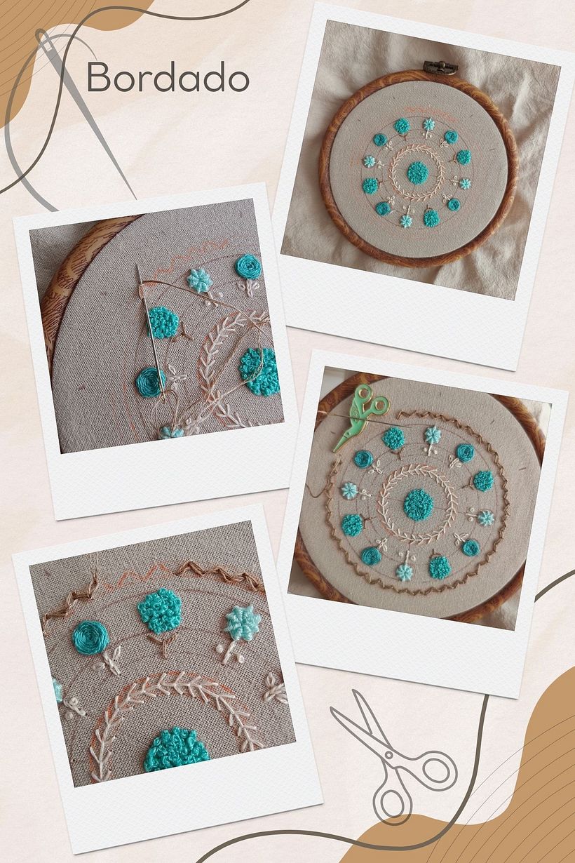 Caja con mandala bordado 1