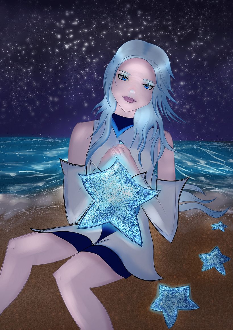 étoiles bleues 1