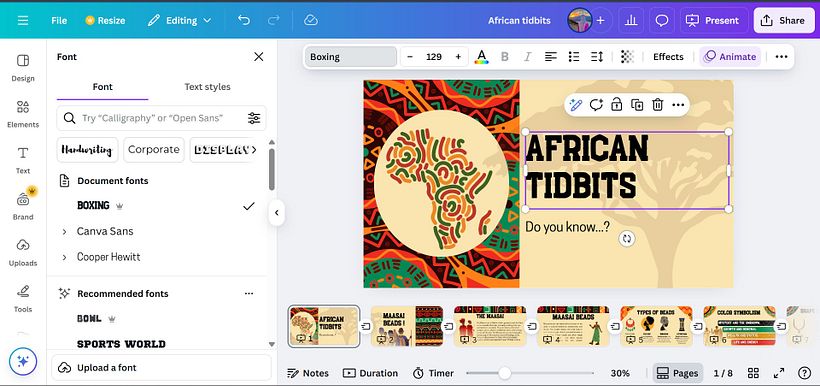 Título de la presentación: CURIOSIDADES AFRICANAS 1