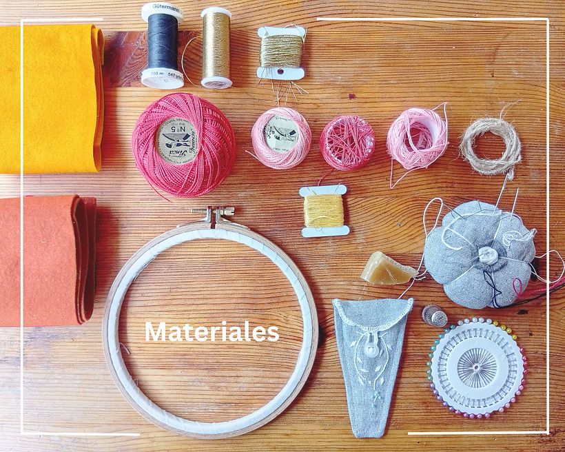 Un viaje de texturas, hilos y raíces: bordado floral 1