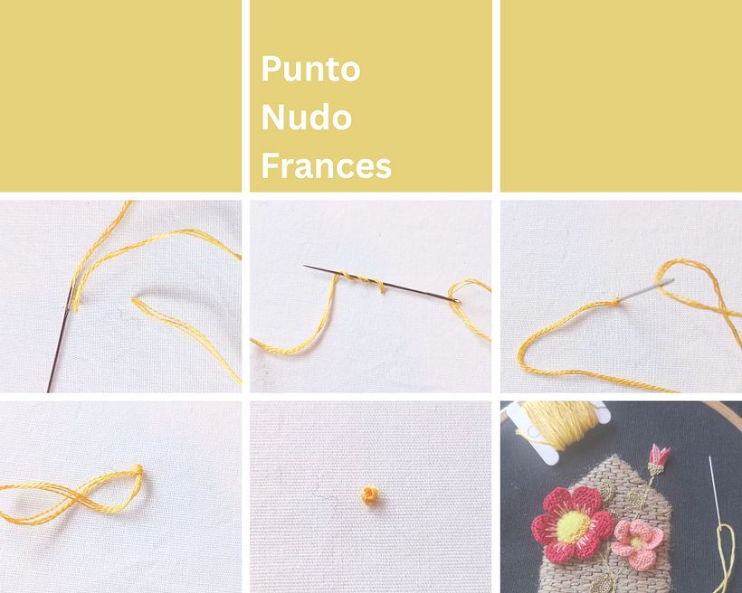 Un viaje de texturas, hilos y raíces: bordado floral 1