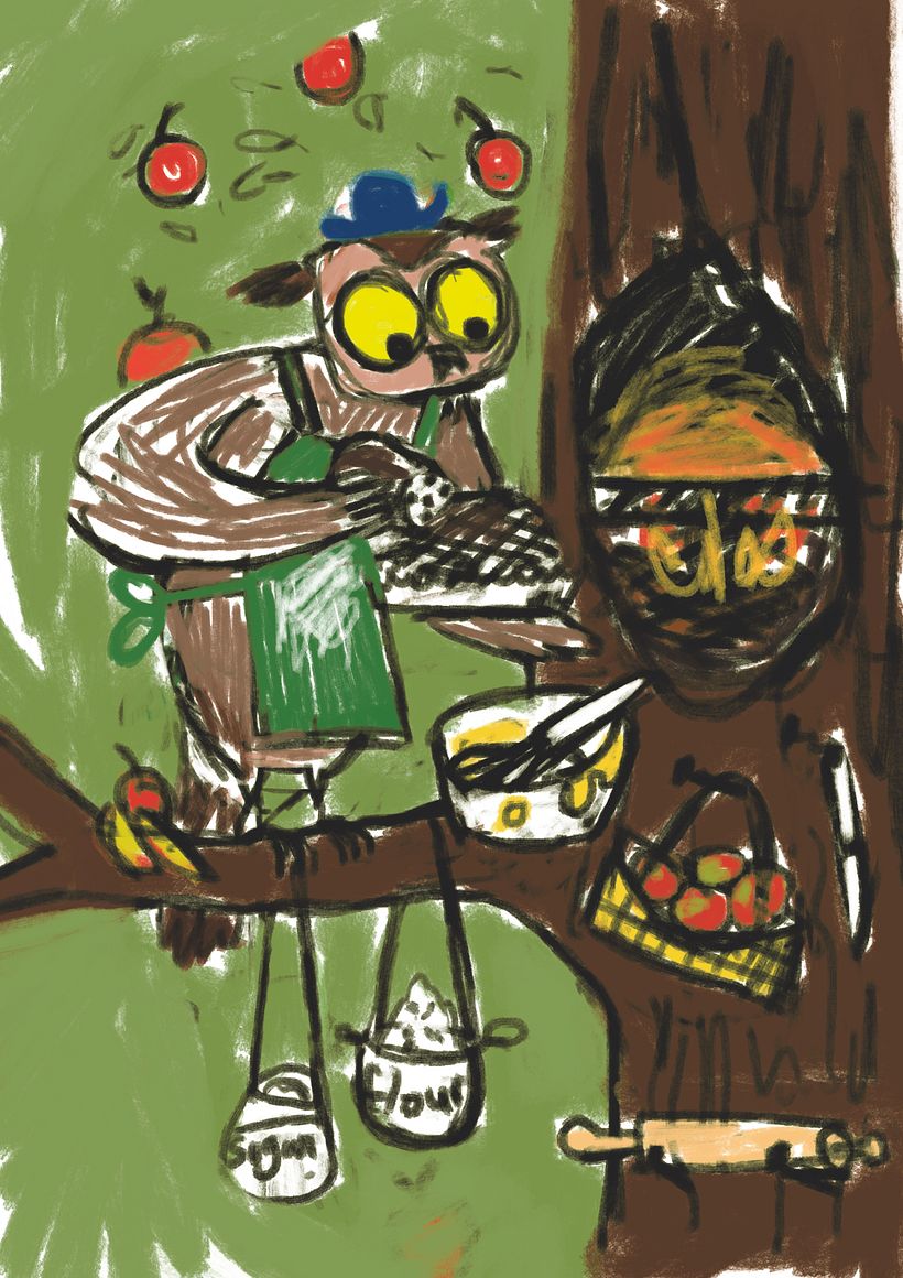 Herr Eule und der Apfelkuchen 1
