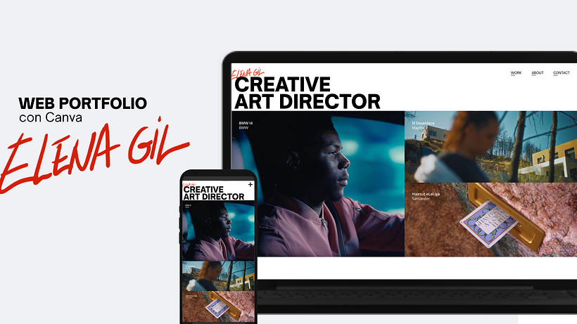 Web Portfolio Profesional con Canva 1